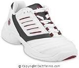 K-Swiss Surpass Junior (White/Navy/Red), Available in Junior Sizes 1 thru 6