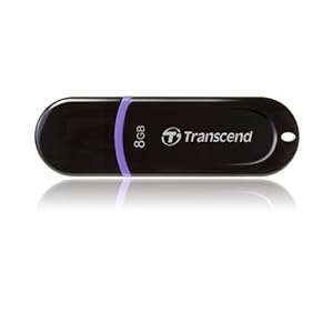 Transcend JetFlash 300 - 8 GB USB 2.0 Flash Drive TS8GJF300E