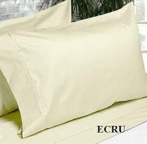 METRO 600 Thread Count 3 - PC Duvet Cover Solid - Ecru Calking.