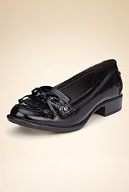 Footglove™ Fashion Leather Wide Fit Fringe Loafers