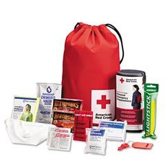 First Aid Only American Red Cross Personal Safety Pack for One Person, Nylon Backpack