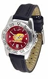 Central Michigan Chippewas Sport AnoChrome Ladies Watch with Leather Band