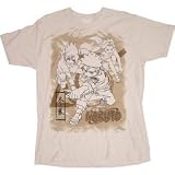 Naruto: Team 7 Parchment T Shirt, X-Large