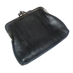 Genuine Lambskin Leather Change Purse Womens Wallet Available in Black