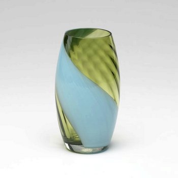 Cyan Lighting 02947 Small Rita Vase, Green and 