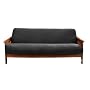 Sure Fit Jersey Knit Futon Cover BLACK
