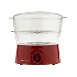 Cook's Essentials 4 Quart 2-Tier Food Steamer w/Timer