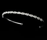 Silver Clear Crystal Elegance Bridal Tiara Band