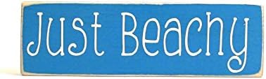 Beach House Decor, Word Sign, Wood Sign Block, Shelf Decor, Desk Decor, Beach Sign, Wood Block Sign, Beach Art, Shelf Sitter, Wood Block Art