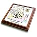 Londons Times Funny Medicine Cartoons - Dr. Rorschach Interior Decorator - Trivets