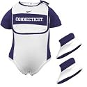 Nike Connecticut Huskies (UConn) Infant Bib & Booties Set