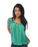 Obey The Jungle Fever Silk Top,Tops (S S) for Women