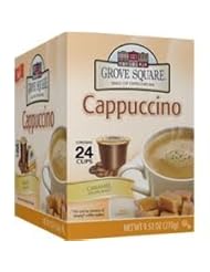 GROVE SQUARE CARAMEL CAPPUCCINO 96 Single serve cups