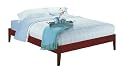 Furniture online: Modus Furniture Newport Full Size Simple Platform Bed, Cordovan