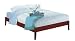 Modus Furniture Newport Full Size Simple Platform Bed, Cordovan