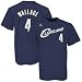 adidas Cleveland Cavaliers #4 Ben Wallace Navy Blue Net Player T-shirt