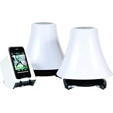 Grace Digital GDI-AQSHR200 Indoor/Outdoor Water Resistant Wireless Speakers with Dual Powered Transmitter