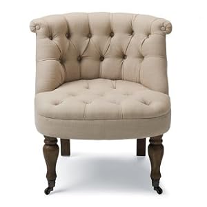 Gwen Club Chair Armchair - Latte - Grandin Road