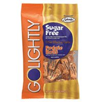 Golightly Sugar Free Chewy Candy, Fudgie Rolls - 3.5 OZ, 12 Packs Case by HILLSIDE CANDY.