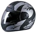 Motorradintegralhelm Max-603 Racing matt-schwarz