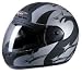 Motorradintegralhelm Max-603 Racing matt-schwarz + Sturmhaube