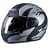 Motorradintegralhelm Max-603 Racing matt-schwarz + Sturmhaube