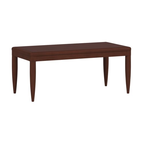 National Office Furniture Arrowood Wood Veneer Coffee Table, Cordovan Walnut