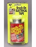 North American NA55 Black Brush-On Electrical Tape - 4 fl. oz.