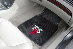 4 PC Chicago Bulls Vinyl Car Mats 2 Front & 2 Back