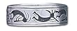 Solid Sterling Silver Kokopelli Band Ring