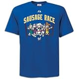 Brewers Majestic Sausage Race Tee - Men's