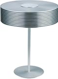 Alumina Contemporary 1 Light Table Lamp with White Matte Shade