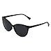 grinderPUNCH Women's Polarized Cateye Sunglasses Lentes Black