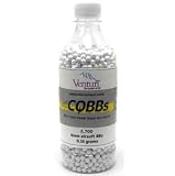 Air Venturi CQBBs 6mm airsoft BBs, 0.30g, 2700 rds, white