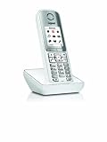 Gigaset S810H Schnurlostelefon Zusatzgerät (4,6 cm (1,8 Zoll) TFT-Farbdisplay, Freisprecheinrichtung) weiß