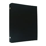 ユナイテッドビーズ 倉敷 帆布 6穴バインダーA5【ブラック】 UBM6-A5-101