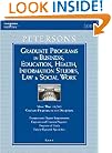 Grad Guides Book 6: Bus/Ed/Hlth/Law/Infsy/ScWrk 2006 (Peterson's Graduate Programs in Business, Education, Health, Information Studies, Law and Social Work)