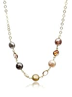 Silver Luxe Gargantilla Ideal, Synthetic Pearl