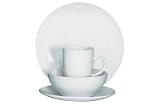 from Living Living 16 Piece Bosa Coupe Stoneware Dinner Set - White
