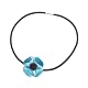 Rubber Cord Necklace for Cilea Brooches