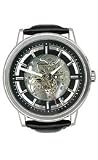 Kenneth Cole Automatic Leather Strap Skeleton Dial Men's Watch #KC1631