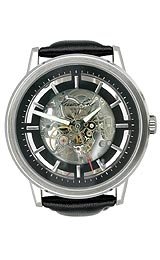 Kenneth Cole New York Men's KC1631 Skeleton Dial Automatic Analog Leather Strap Watch