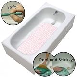 Review Stacks and Stacks  / Bathtub Mat (Pink/White) (42