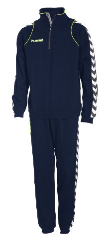 Hummel Herren Anzug BEE AUTHENTIC COTTON / POLY, marine/neon yellow, XXL