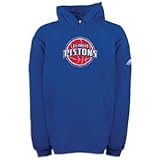 Pistons adidas NBA Playbook Hoody - Big Kids ( sz. S, Grey : Pistons )