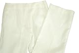 Anne Klein Plain Front Linen Pant