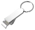 Can & Beer Bottle Opener Keychain & Key Ring - Engraved & Personalized for Free