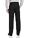 John Henry Men's Double Pleat Modern Fit Crosshatch Microfiber Pant