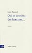 Qui se souvient des hommes...