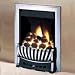 The Adam Radiant Silver Gas Fire